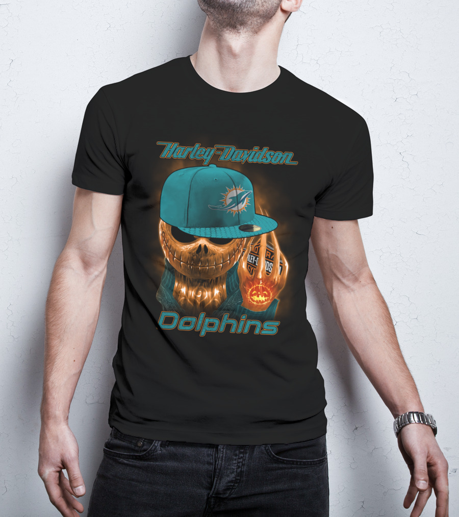 Harley Davidson Miami Dolphins T-Shirt