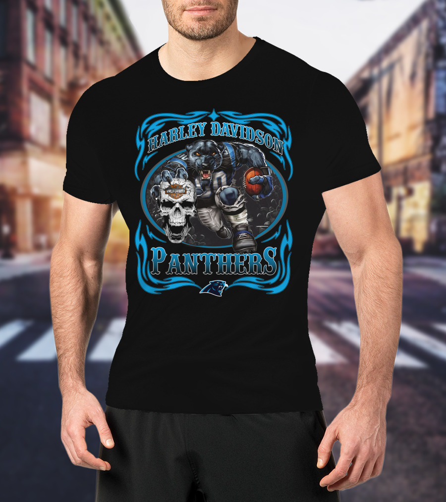 Harley Davidson Panthers Carolina T-Shirt