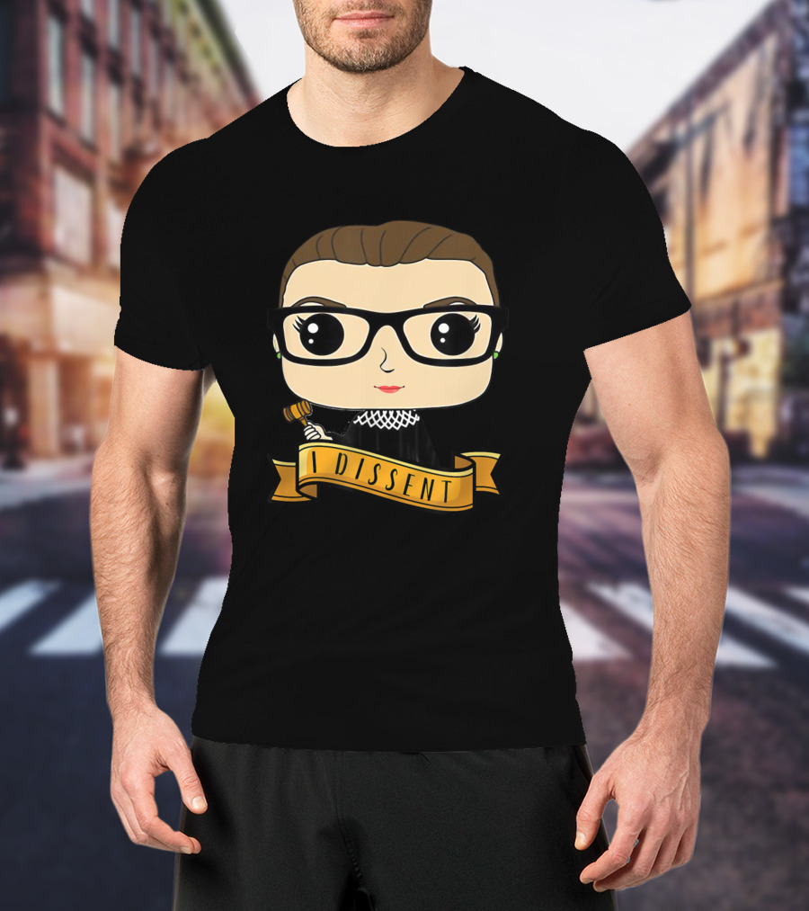 Cute RBG Ruth Bader Ginsburg I Dissent Pop Culture T-Shirt