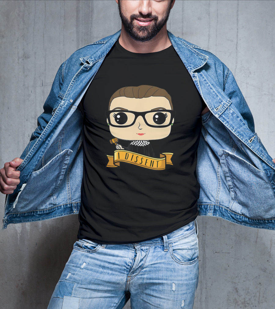 Cute RBG Ruth Bader Ginsburg I Dissent Pop Culture T-Shirt