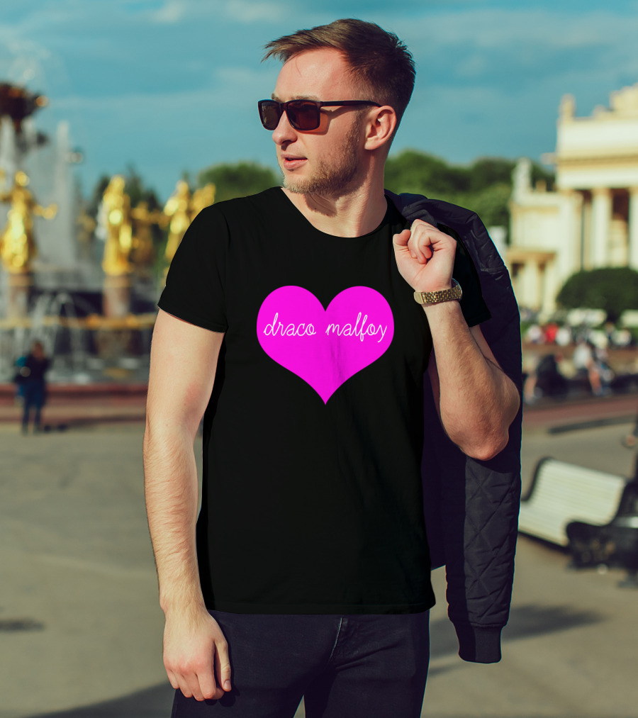 Draco Malfoy Heart Big Fun T-Shirt