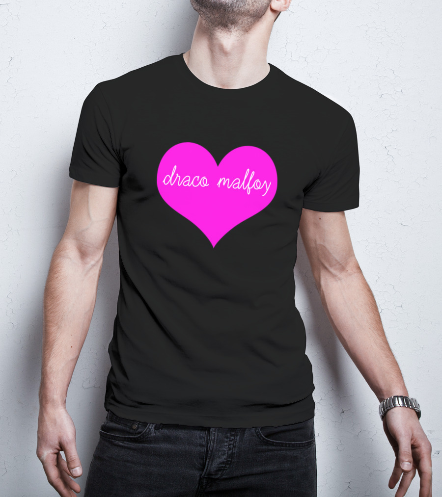 Draco Malfoy Heart Big Fun T-Shirt