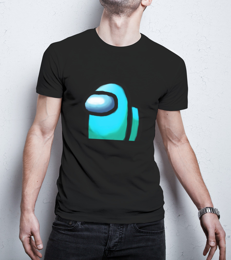 Among Us Crewmate Cyan Character T-Shirt