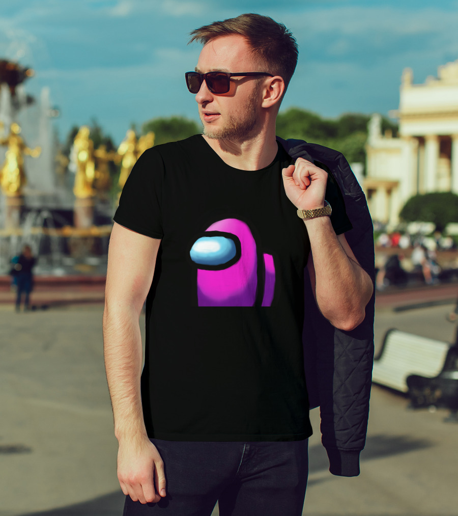 Among Us Pink Crewmate Character T-Shirt