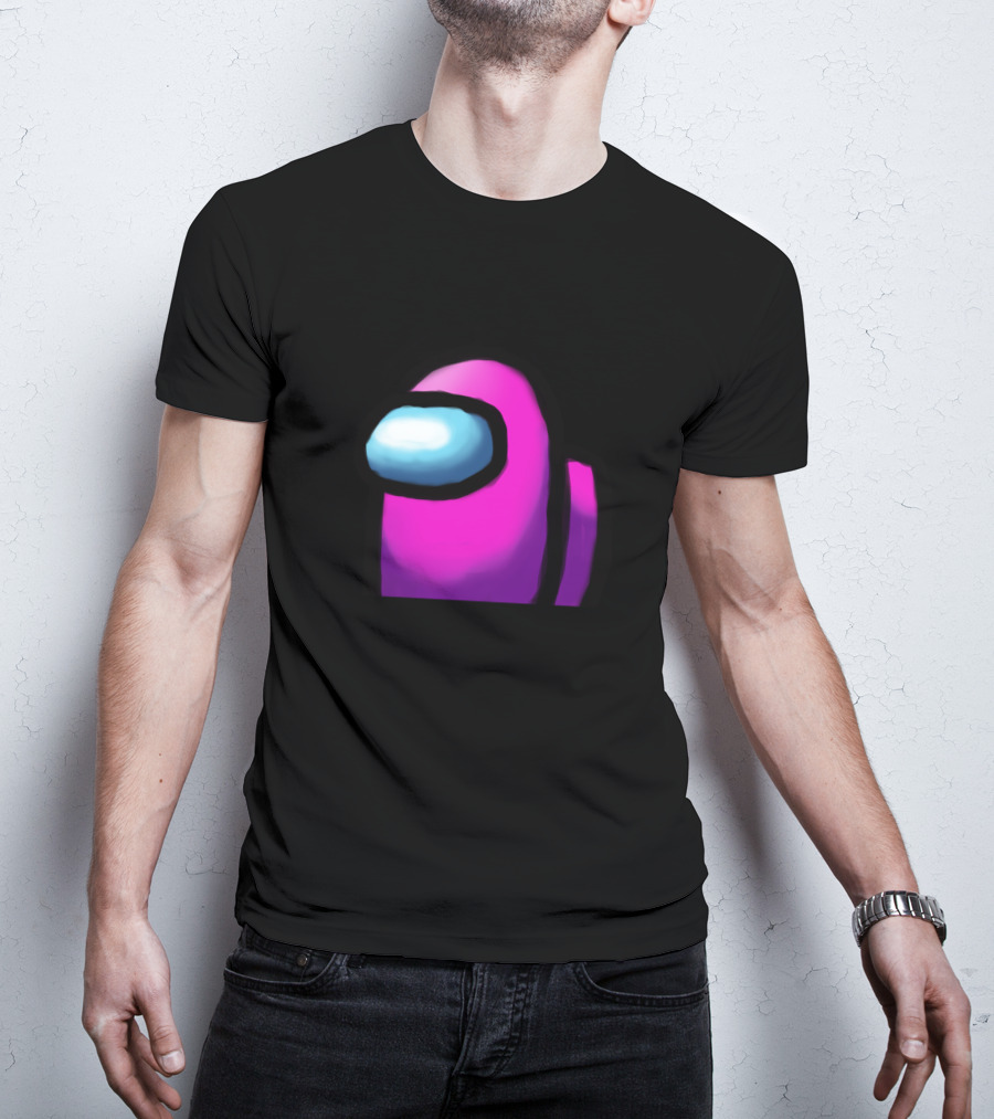 Among Us Pink Crewmate Character T-Shirt