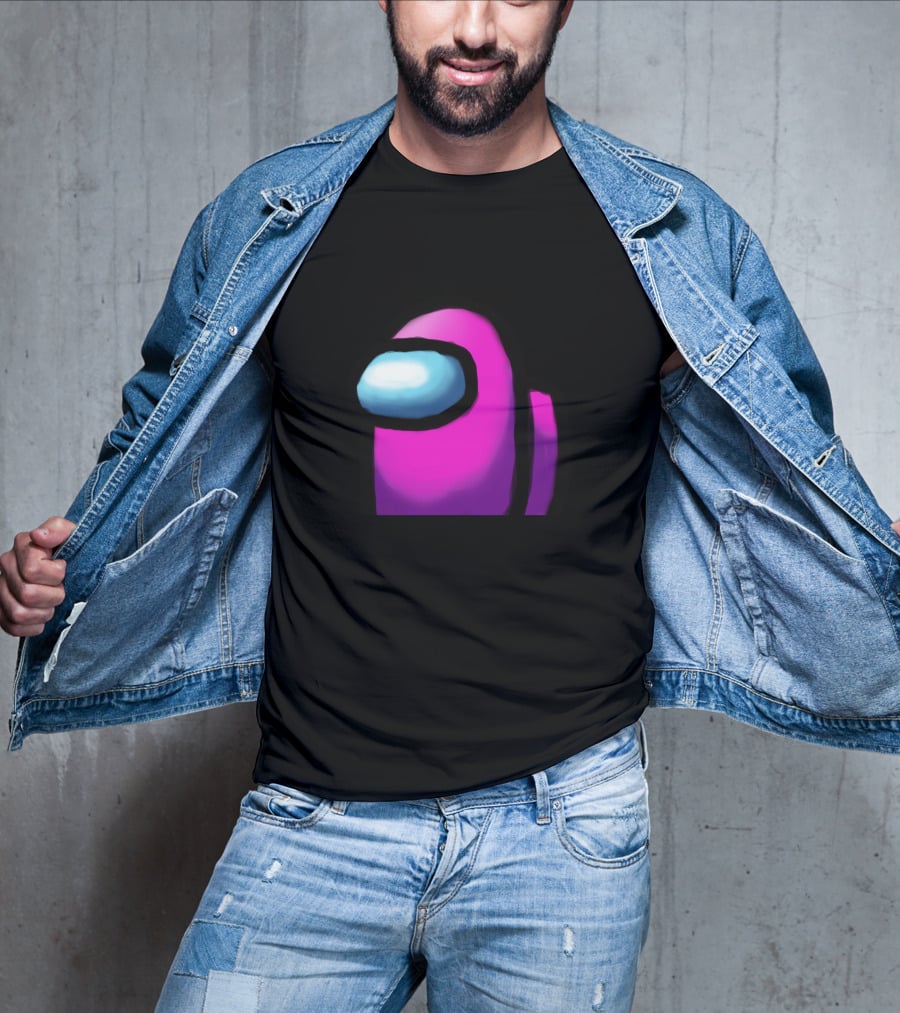 Among Us Pink Crewmate Character T-Shirt