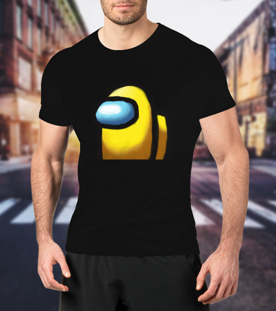 Among Us Yellow Crewmate Character T-Shirt