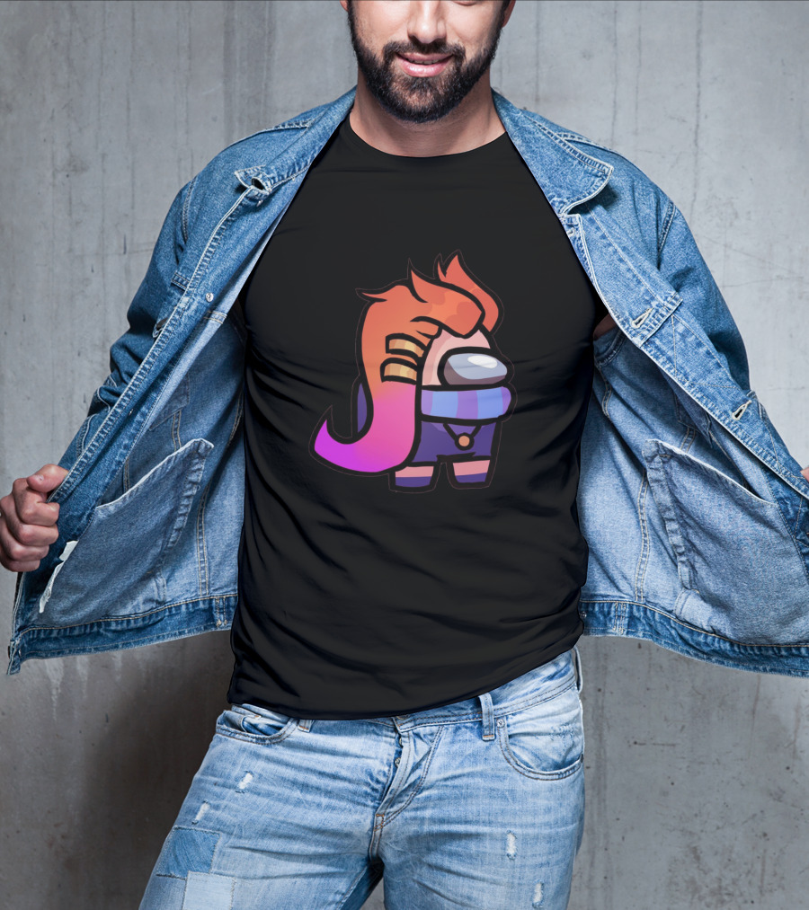 Among Us Character With Zoe Hairstyle From League Of Legends T-Shirt