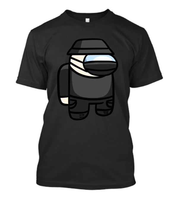 Bts Jungkook Among Us Skin Black Bucket Hat Masked Crewmate T-Shirt