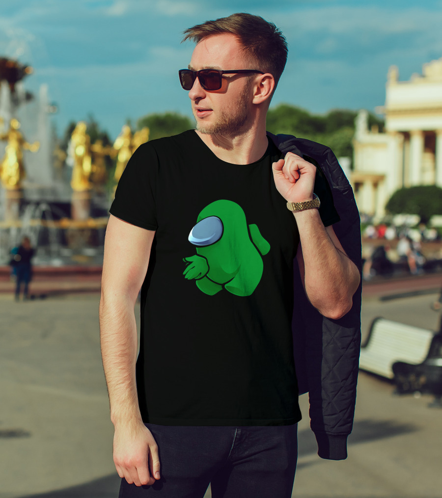 Sus Among Us Crewmate Dark Green T-Shirt