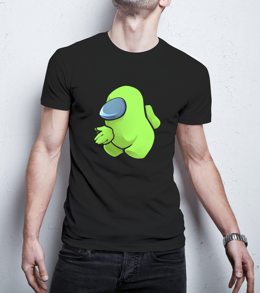 Sus Light Green Crewmate Character T-Shirt