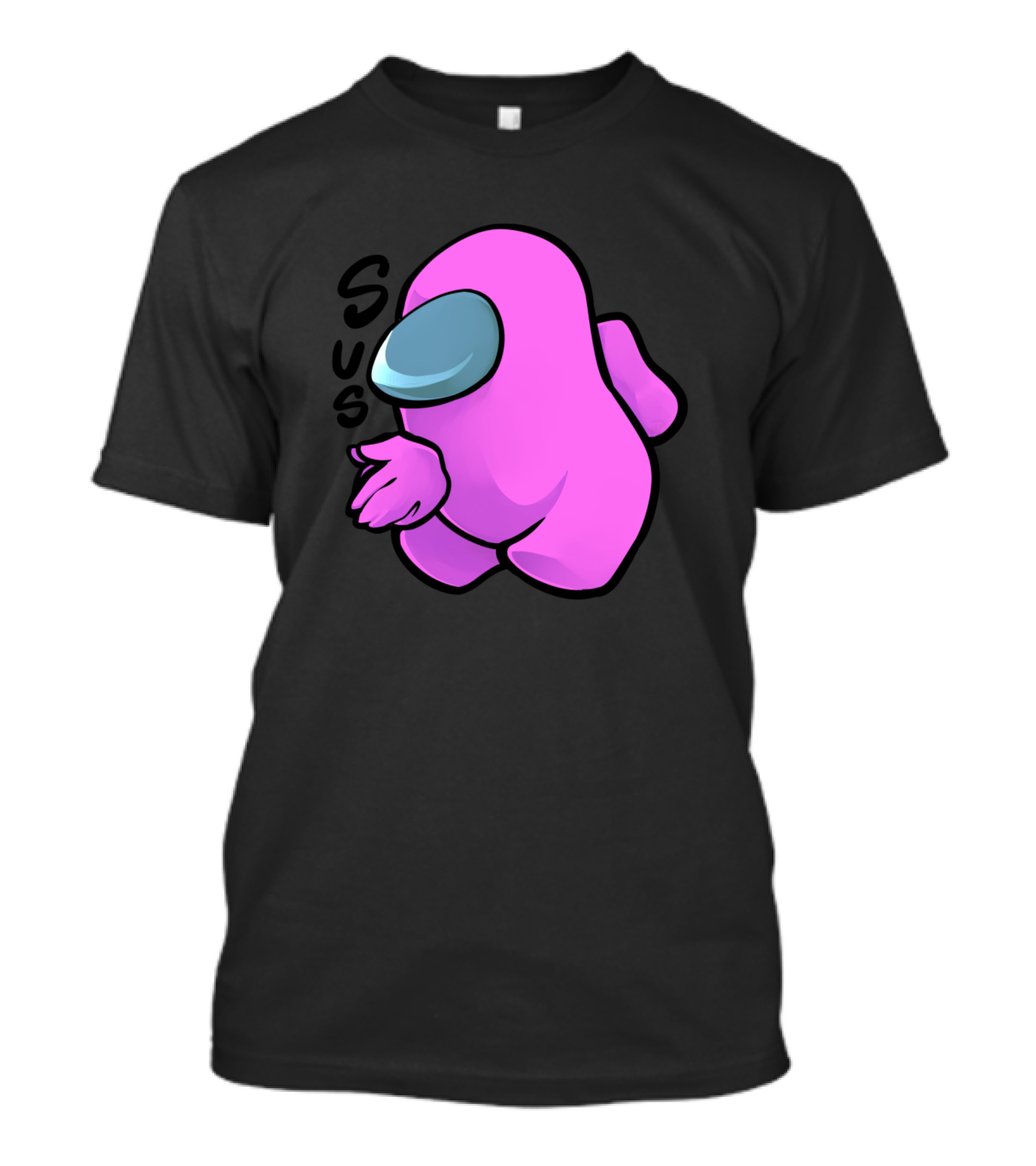 Sus Pink Crewmate Among Us T-Shirt