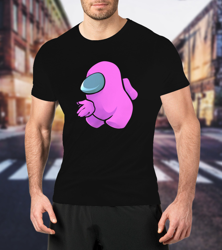 Sus Pink Crewmate Among Us T-Shirt