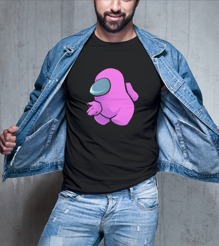 Sus Pink Crewmate Among Us T-Shirt