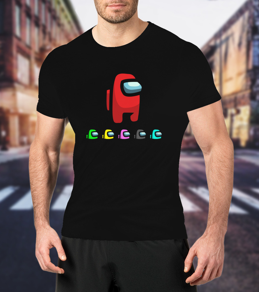 Vote Among Us Crew Impostor Game Characters T-Shirt