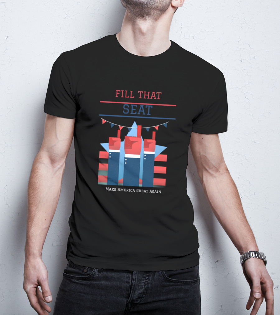 Fill That Seat Make America Great Again Court 8Y T-Shirt