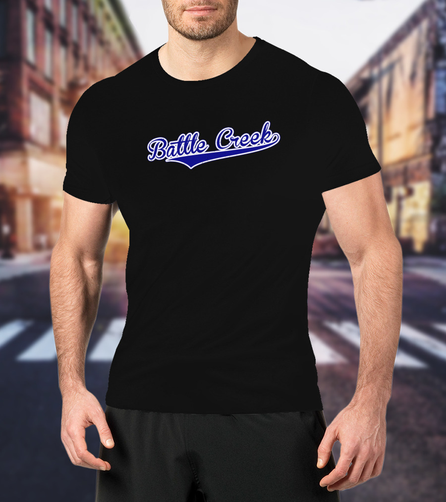 Battle Creek Script T-Shirt