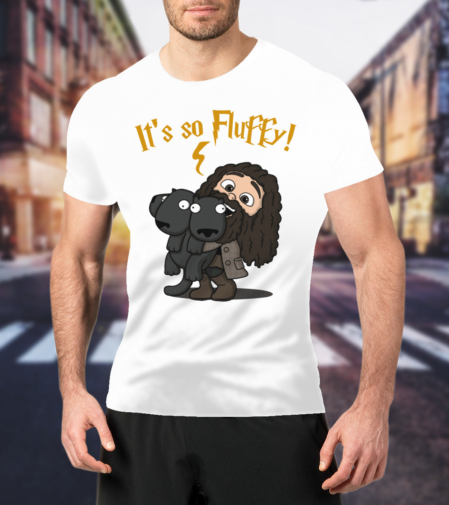 Robbie Coltrane It’s So Fluffy Lightning Wizard T-Shirt