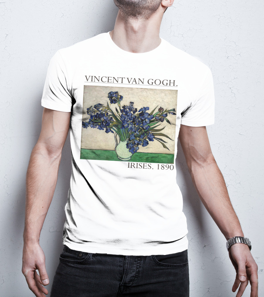 VINCENT VAN GOGH IRISES 1890 T-Shirt