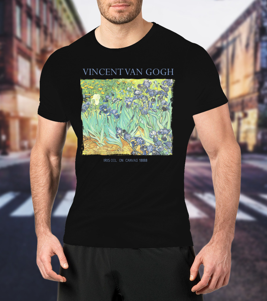 Vincent Van Gogh Iris Oil On Canvas 1888 T-Shirt