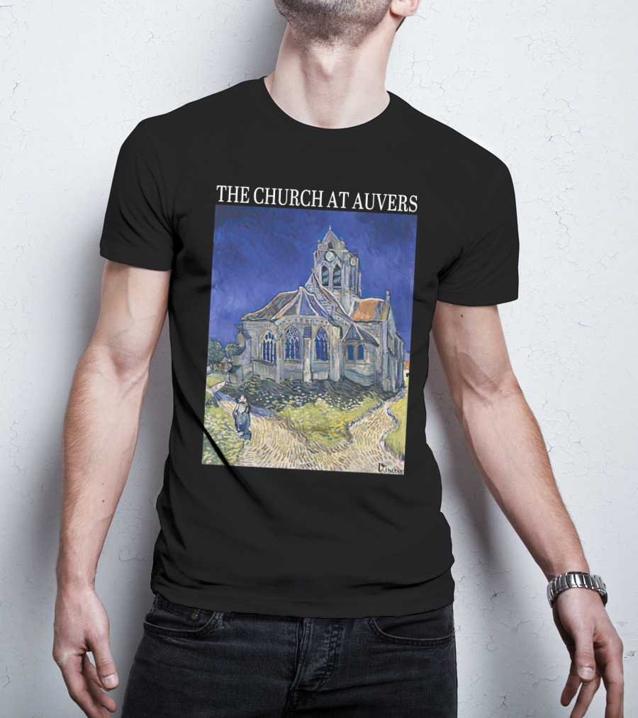 Van Gogh The Church At Auvers Painting By Vincent Van Gogh T-Shirt