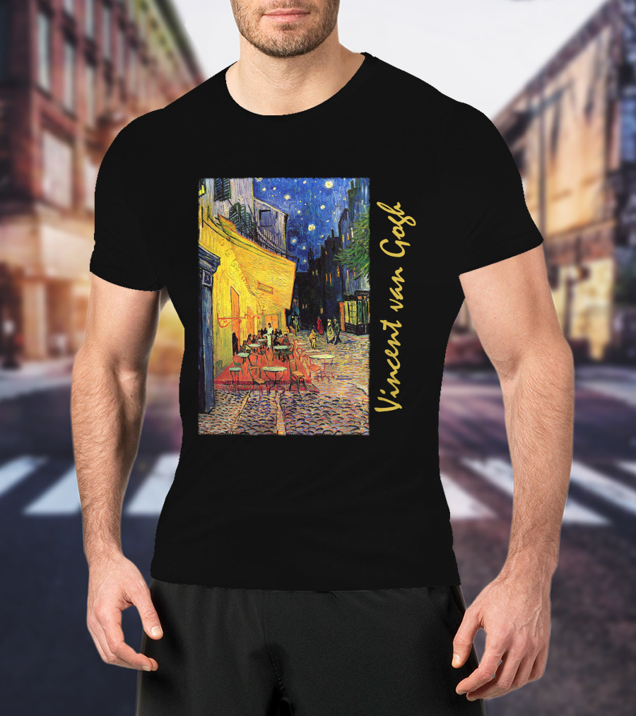 Vincent Van Gogh Café Terrace At Night T-Shirt