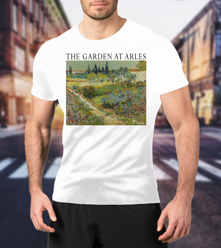 The Garden At Arles Vincent Van Gogh Vincent Signature T-Shirt