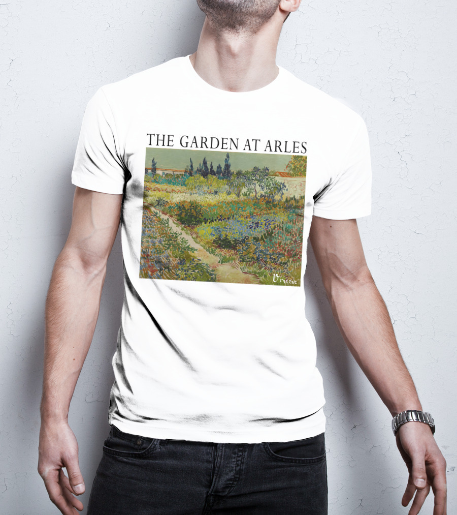 The Garden At Arles Vincent Van Gogh Vincent Signature T-Shirt
