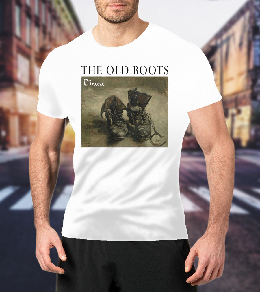 The Old Boots Vincent Van Gogh Painting Vintage T-Shirt