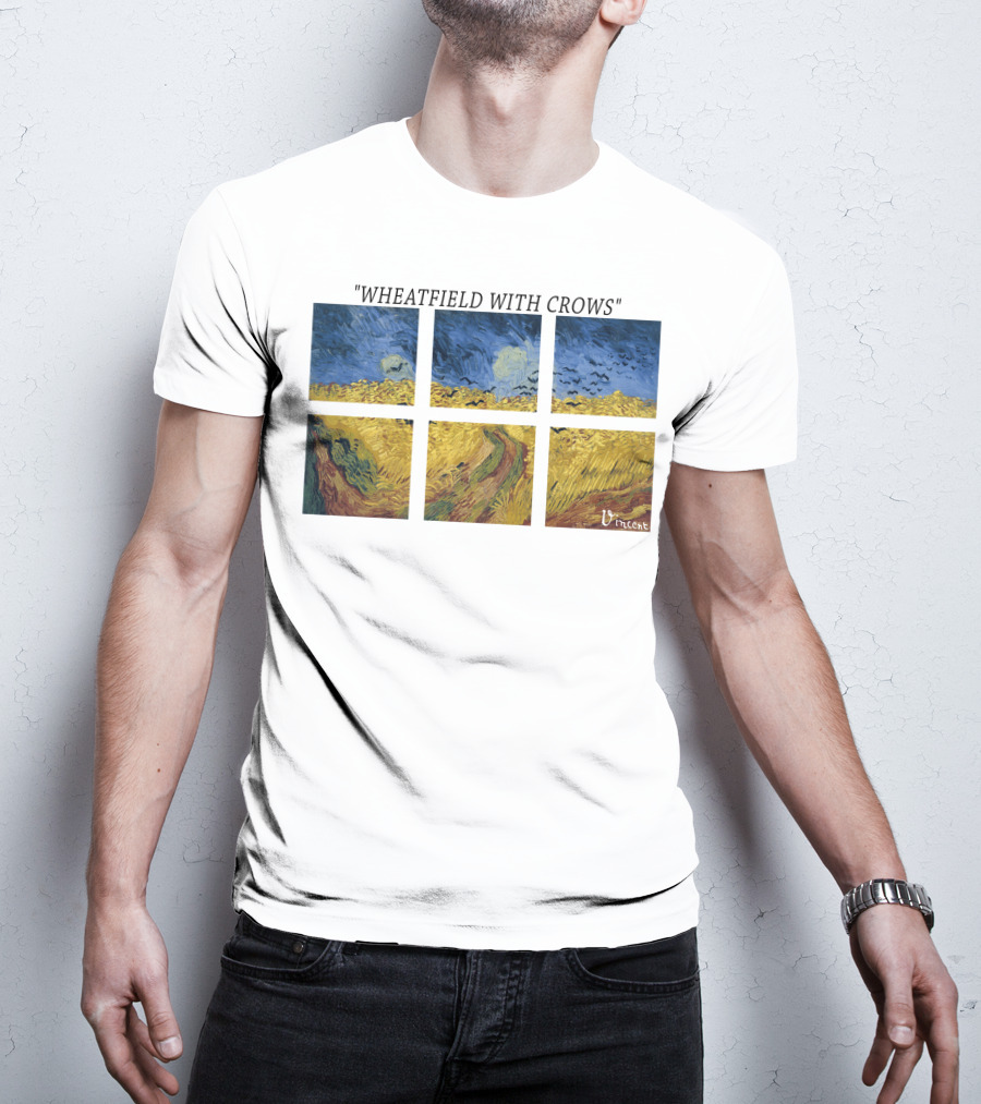 Vincent Van Gogh Wheatfield With Crows Vincent T-Shirt