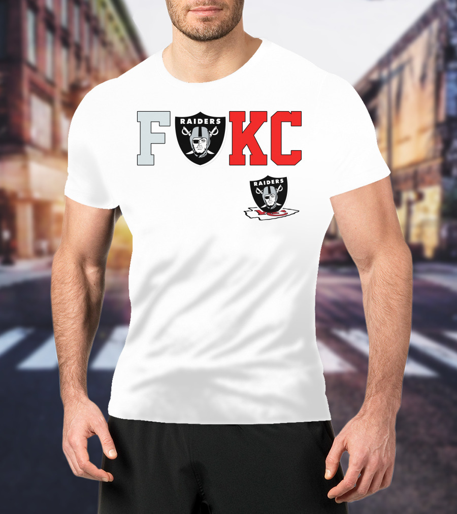 F Raiders KC Chiefs T-Shirt