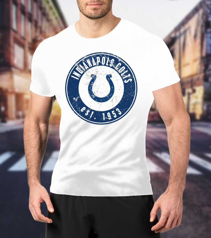 Indianapolis Colts Est. 1953 Vintage Horseshoe T-Shirt