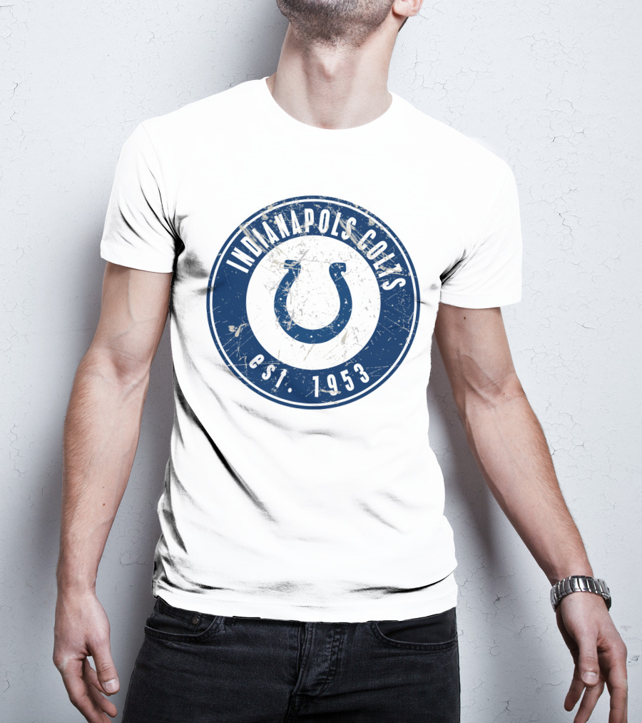 Indianapolis Colts Est. 1953 Vintage Horseshoe T-Shirt