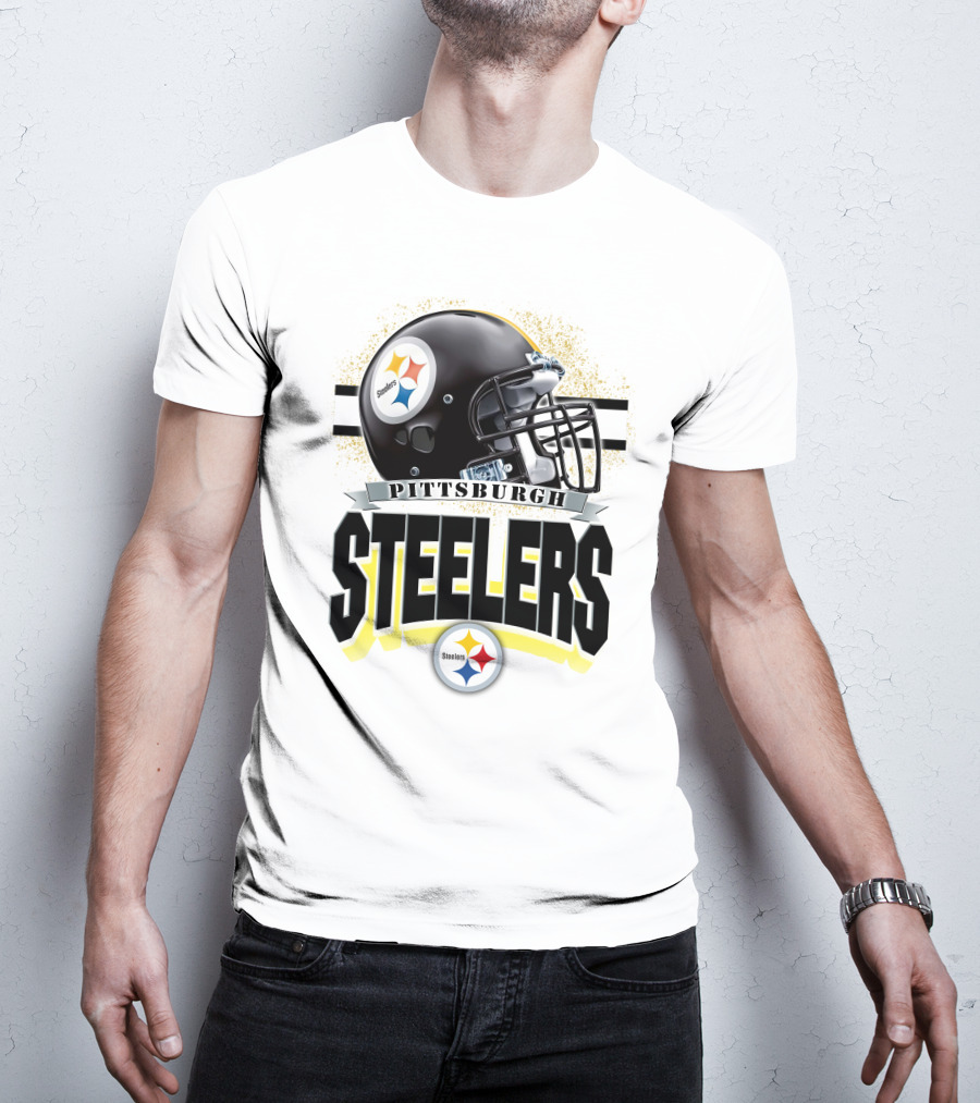 Pittsburgh Steelers Football Helmet Team T-Shirt