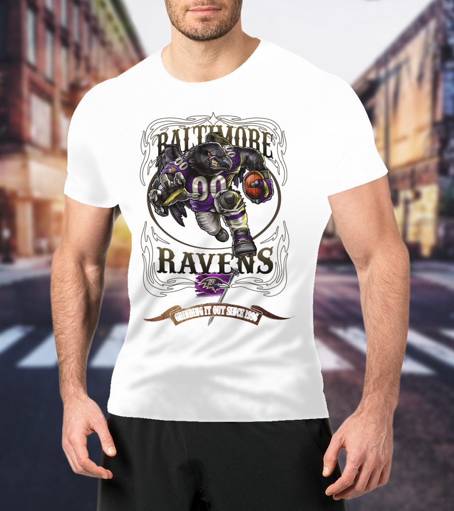 Baltimore Ravens Grinding It Out Since 1996 T-Shirt