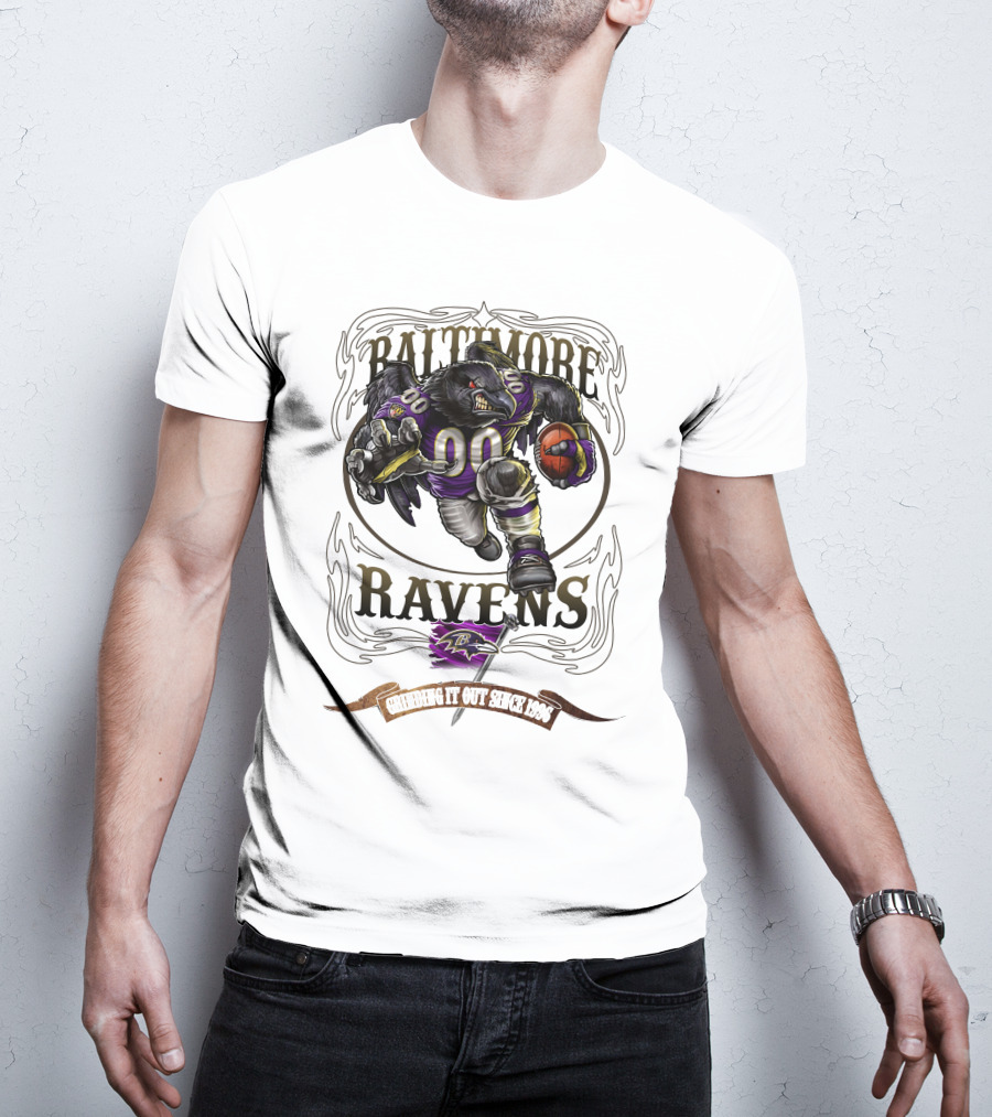 Baltimore Ravens Grinding It Out Since 1996 T-Shirt