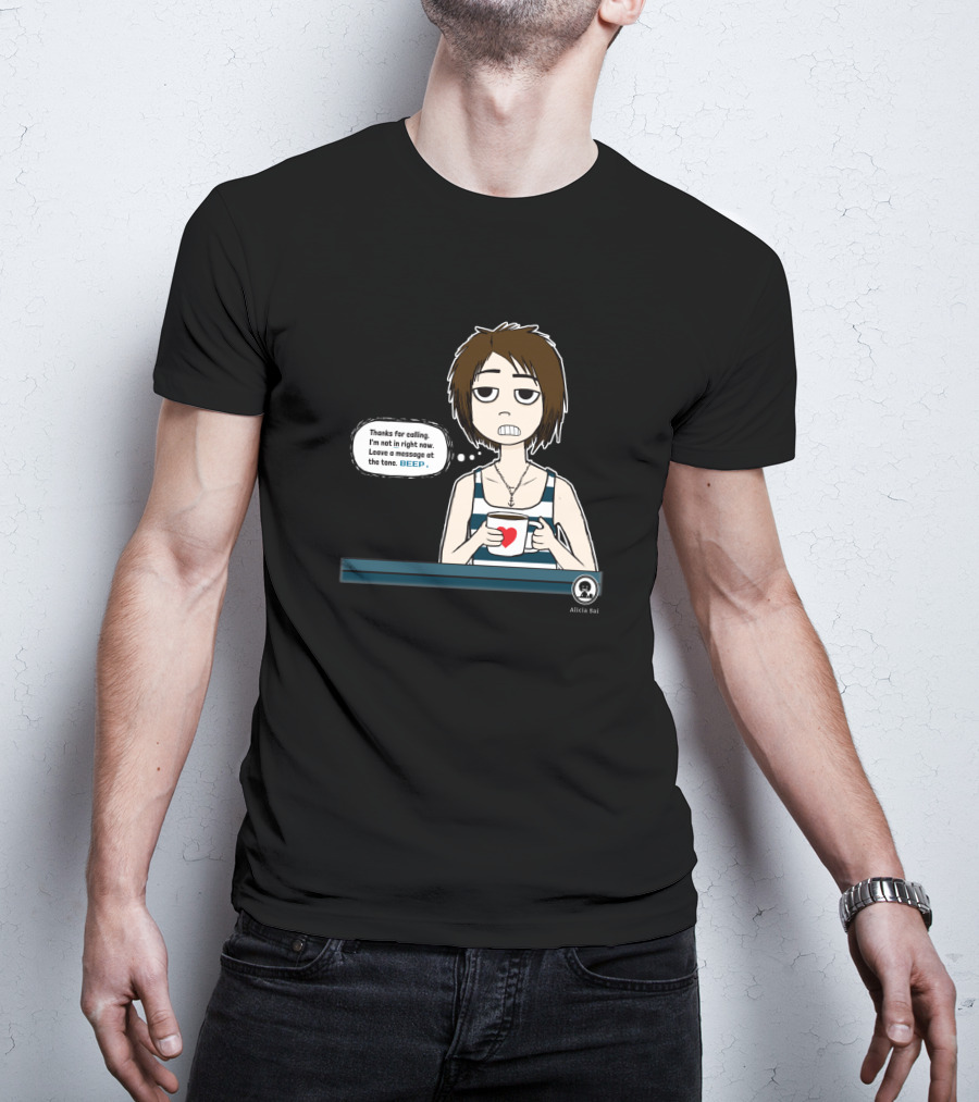Thanks For Calling BEEP Coffee Character Alicia Sai T-Shirt