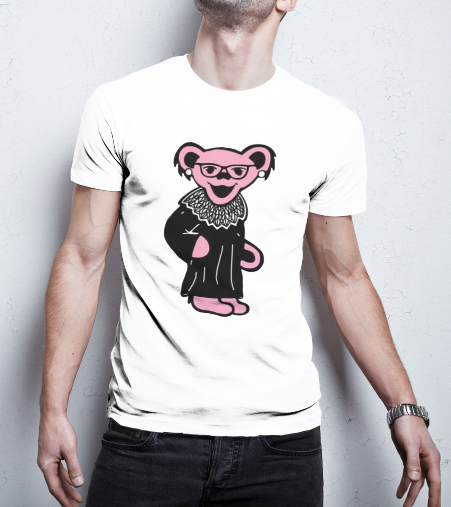 Ruth Bader Ginsburg Grateful Dead Bear T-Shirt