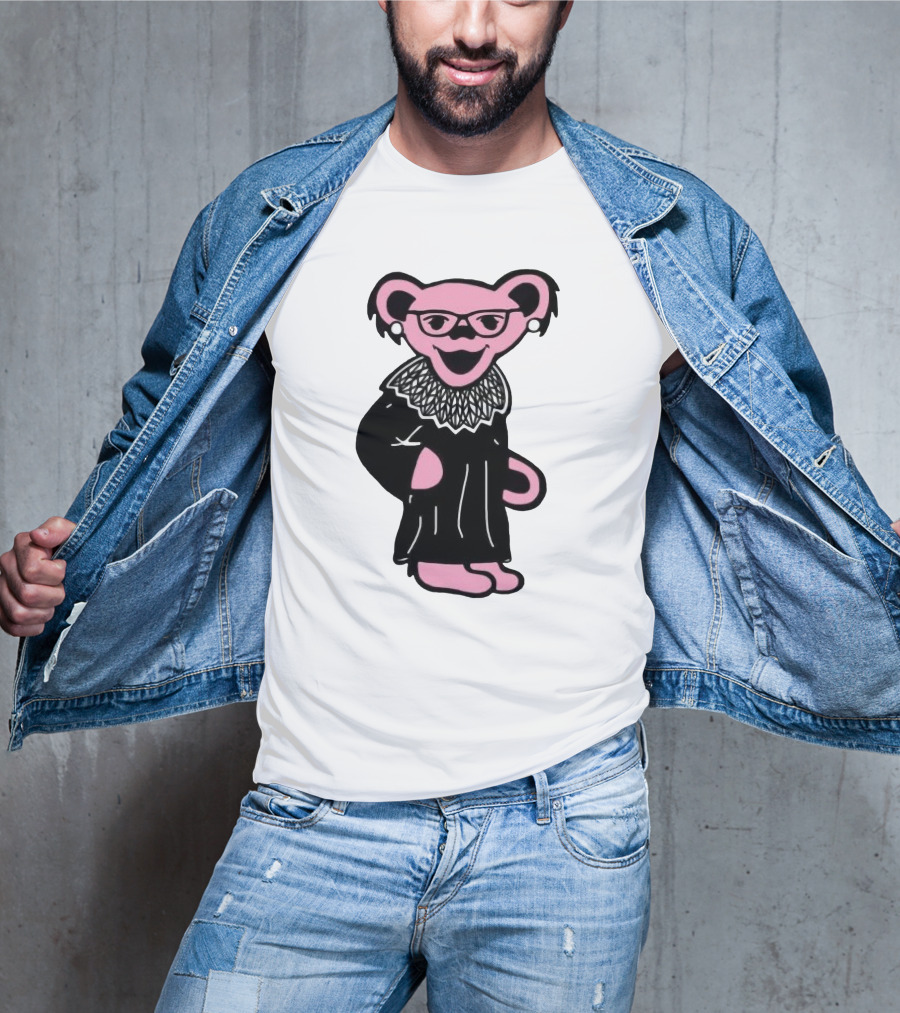 Ruth Bader Ginsburg Grateful Dead Bear T-Shirt