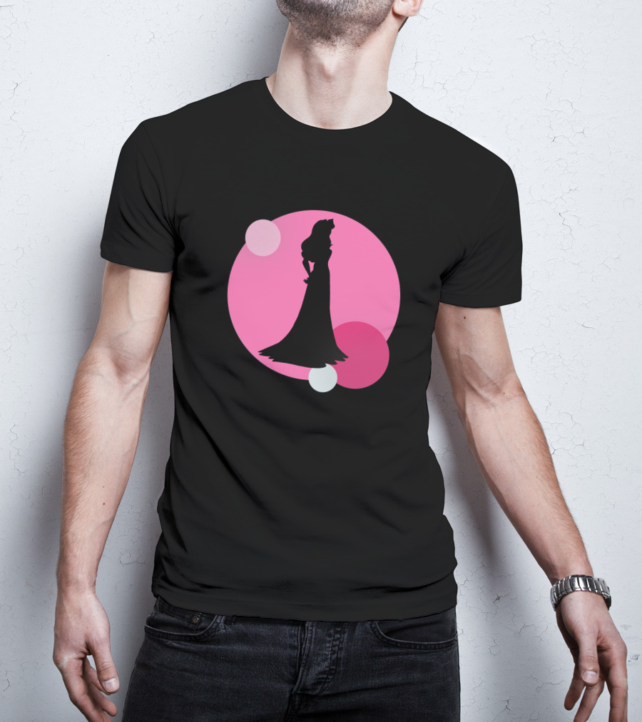 Aurora Silhouette 572801 Pink Circle T-Shirt