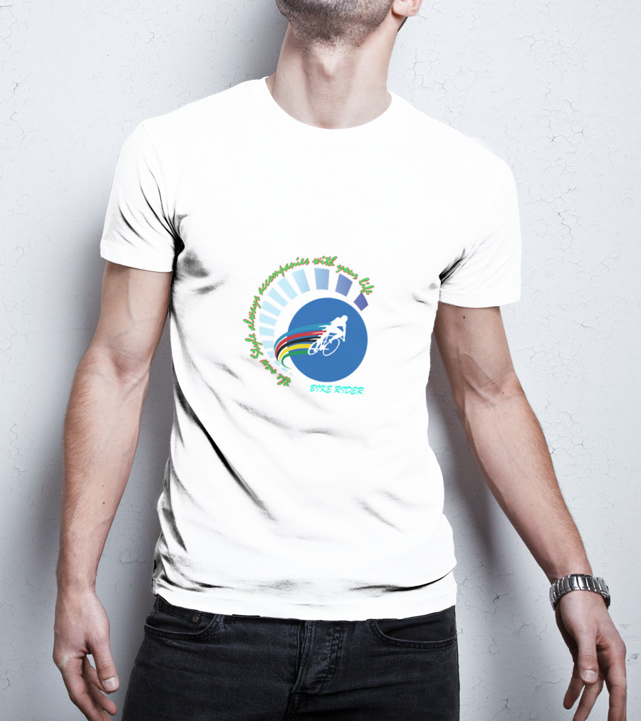 BIKE RIDER CLUB The Style Always Accompanies With Your Life T-Shirt