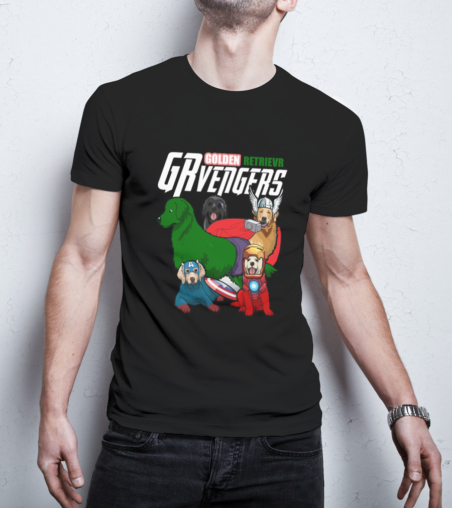 GOLDEN RETRIEVR GRVENGERS T-Shirt