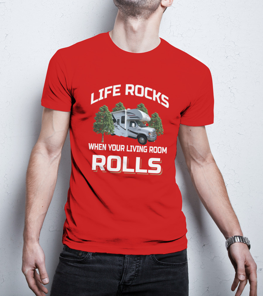 Life Rocks When Your Living Room Rolls Thor Freedom Elite T-Shirt