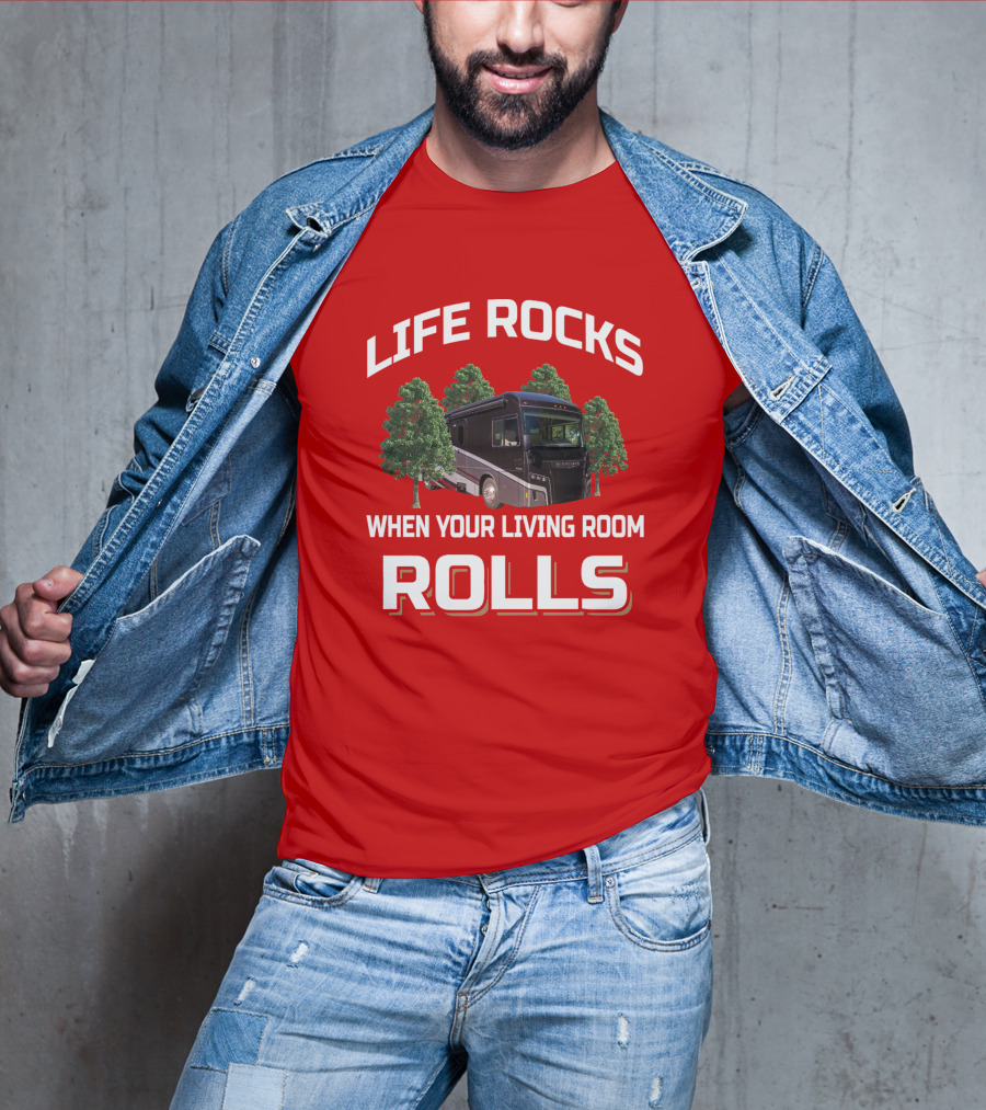 Life Rocks When Your Living Room Rolls Winnebago Forza T-Shirt