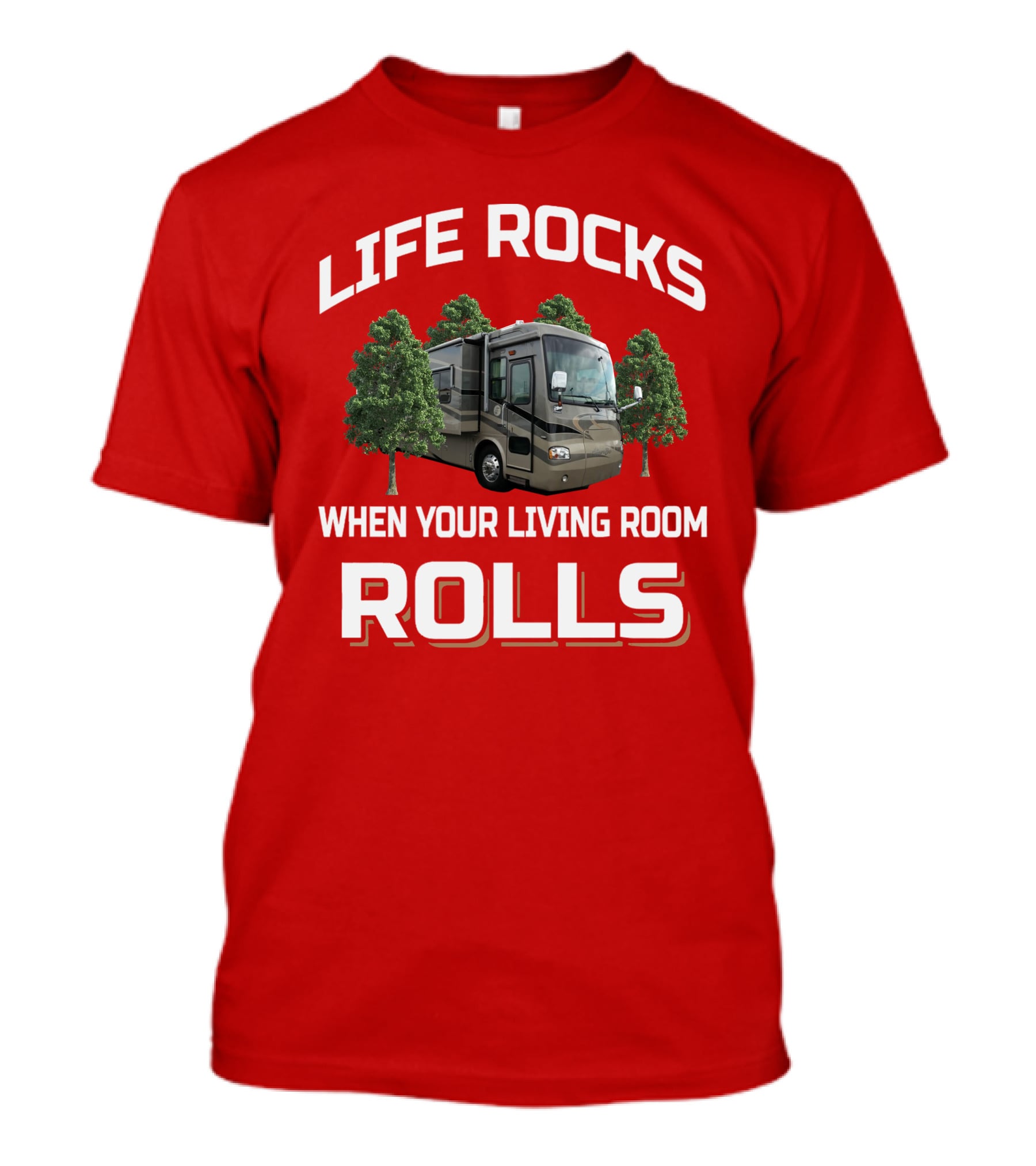 Life Rocks When Your Living Room Rolls Allegro Bus T-Shirt