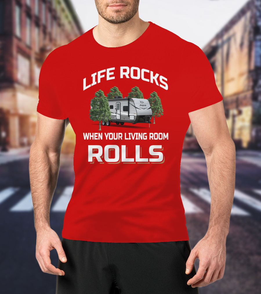 Jayco Life Rocks When Your Living Room Rolls Jay Flight 284BHS T-Shirt