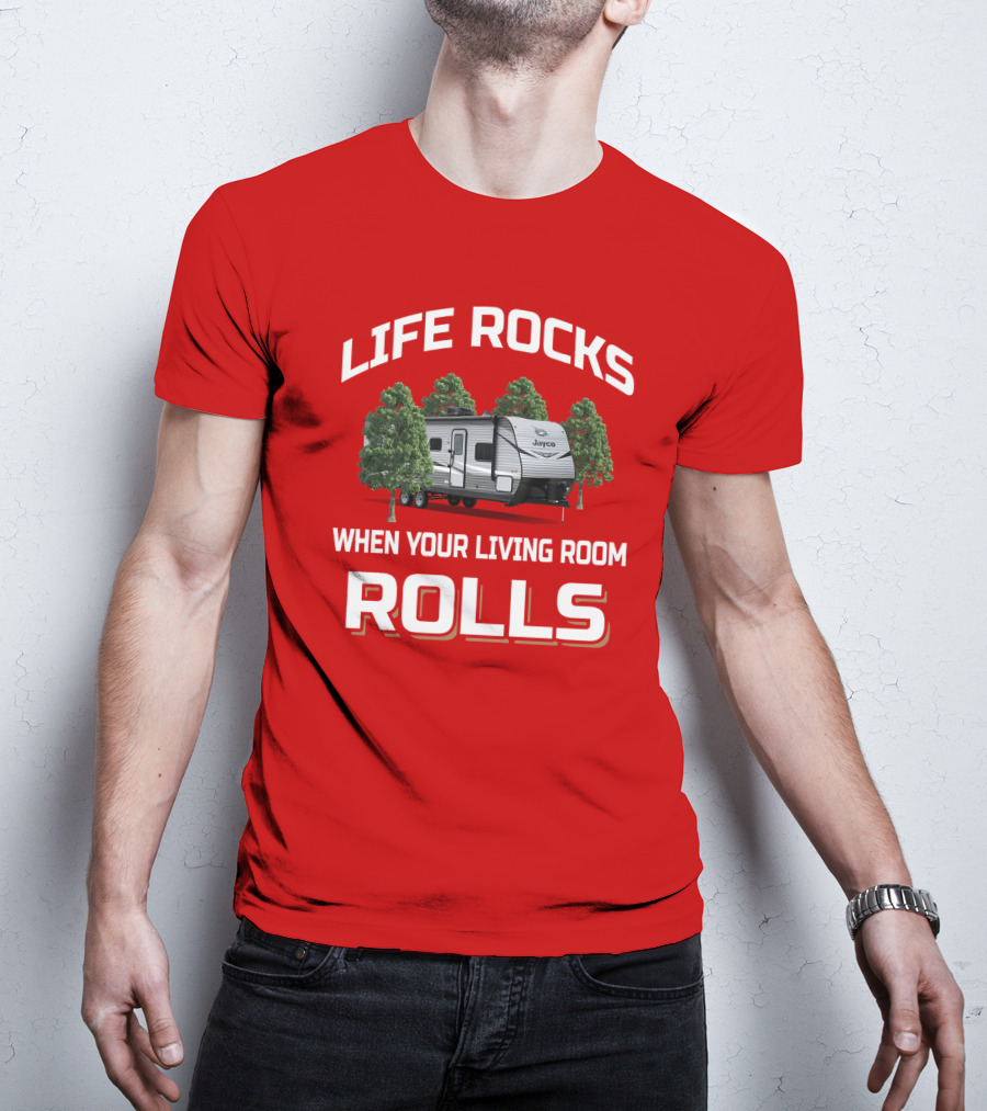 Jayco Life Rocks When Your Living Room Rolls Jay Flight 284BHS T-Shirt