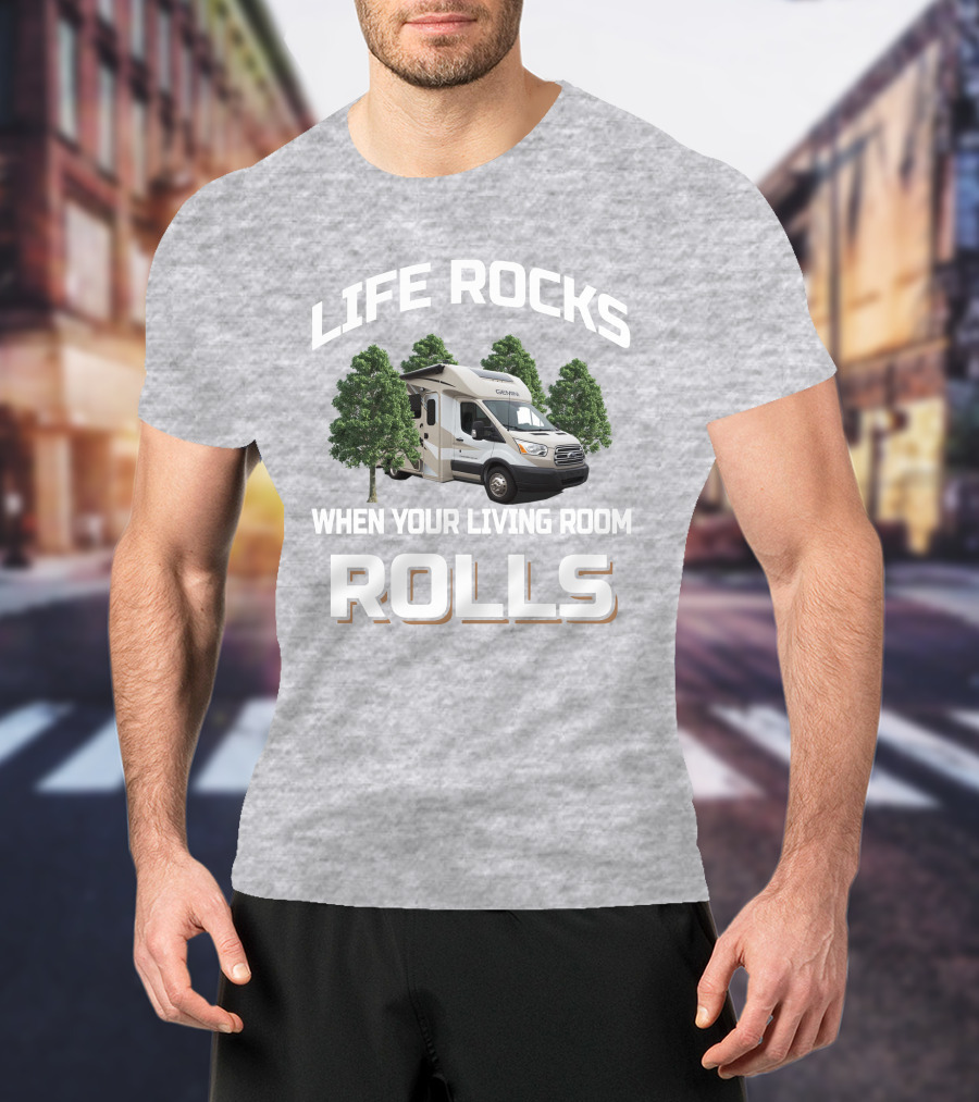 Life Rocks When Your Living Room Rolls Gemini 23Tr T-Shirt