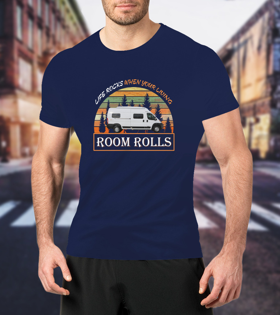 Life Rocks When Your Living Room Rolls Winnebago Solis 59P T-Shirt