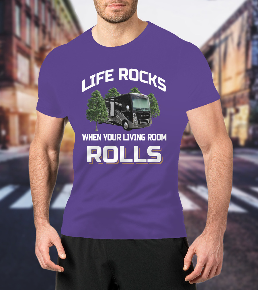 Life Rocks When Your Living Room Rolls Thor Challenger T-Shirt